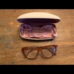 Tortoise Cat Eye Glasses (non-prescription)